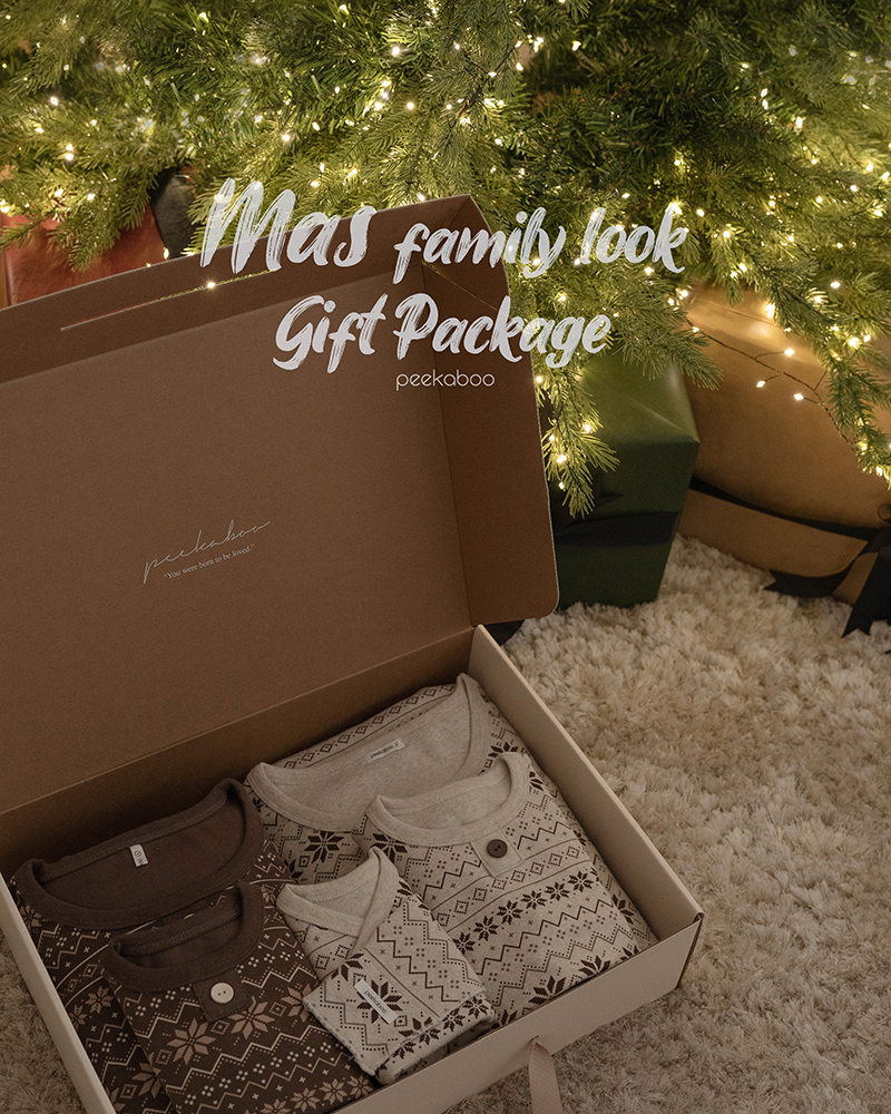 크리스마스 패밀리룩 gift package